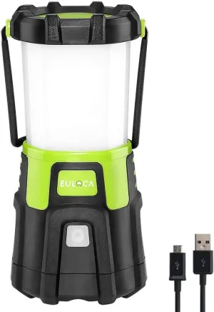 Camping Lantern LED, Super Bright 1200lm Dimmable , 4 Light Modes,Power Bank Waterproof Tent Light, Perfect Work Flashlight for Hurricane, Hiking, Home, Emergency and More