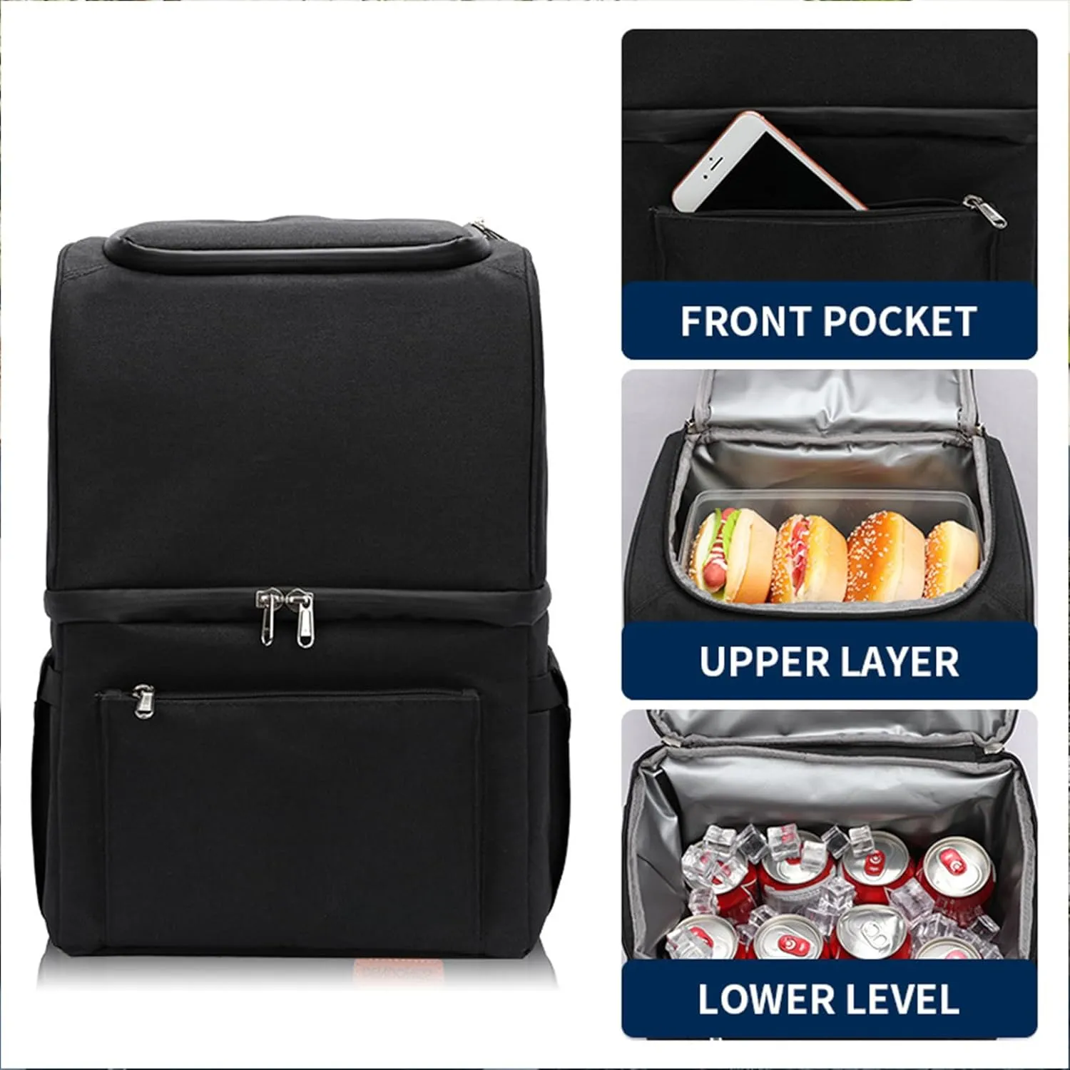 Car Camping Coolers for Lamborghini Concept/Countach/Huracán/Revuelto/Temerario, Waterproof Portable Cooler, Leak Proof Picnic Insulated Bag, Ultra-Light Premium Ice Chest Box