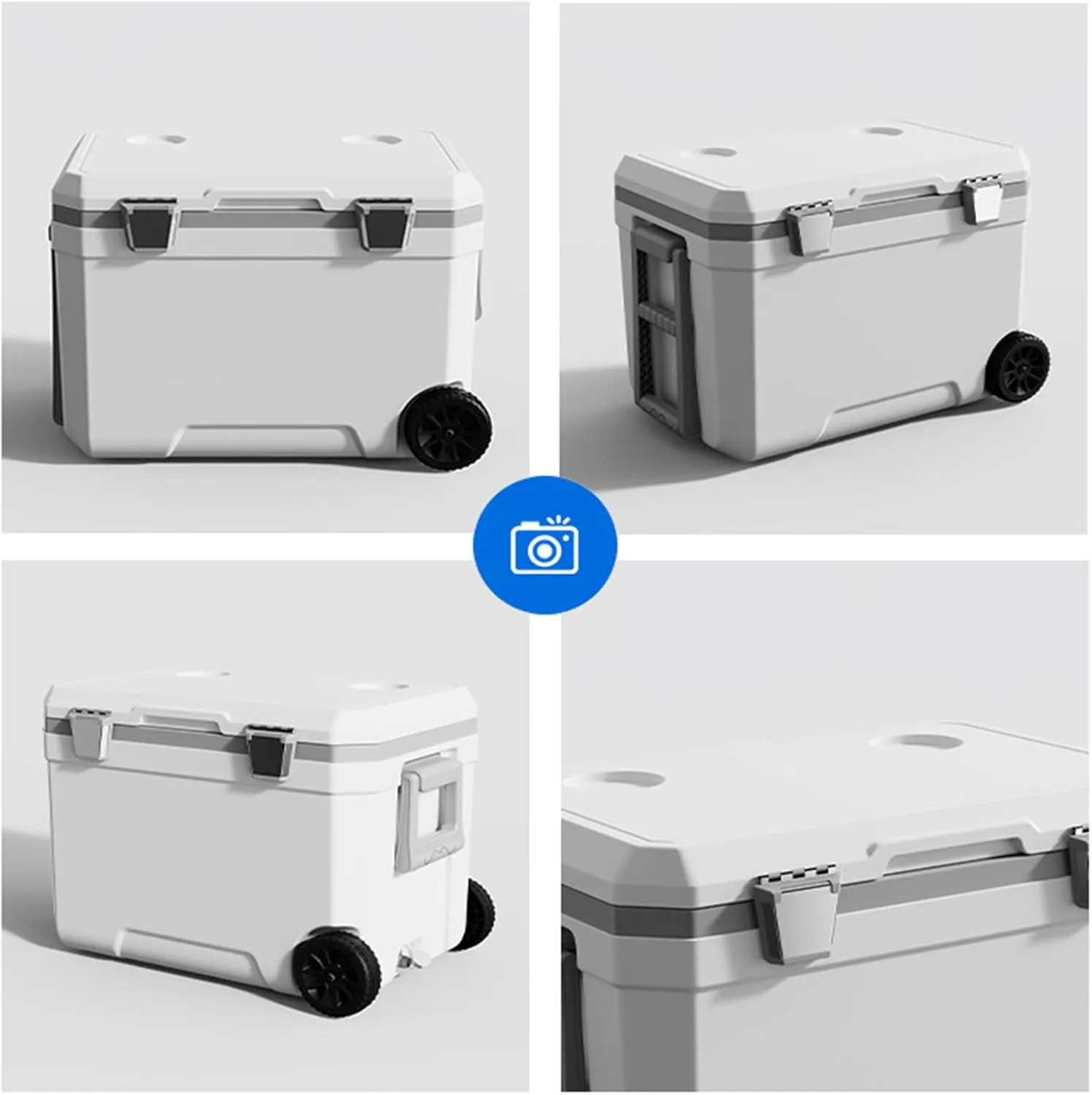 Car Camping Coolers for Opel Grandland X/Insignia/Karl/Mokka/Movano/Rocks-e/Vivaro, Waterproof Portable Cooler, Leak Proof Picnic Insulated Bag, Ultra-Light Premium Ice Chest Box