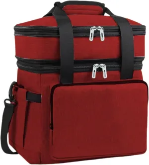 Car Camping Coolers for Zeekr 001/Zeekr 007/Zeekr 009/Zeekr 7X/Zeekr Mix/Zeekr X, Leak Proof Cooler, Portable Lightweight Ice Chest Box, Compartments Waterproof Insulated Bag