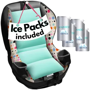 Car Seat Cooling Pad, Stroller Cooling Pad with Ice Pack for Babies Toddler and Kids, Sun and Heat Cover Protector for Summer Carseat Cooler Liner…