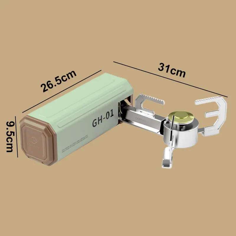 Cassette Folding Portable Windproof Butane Camping Stove