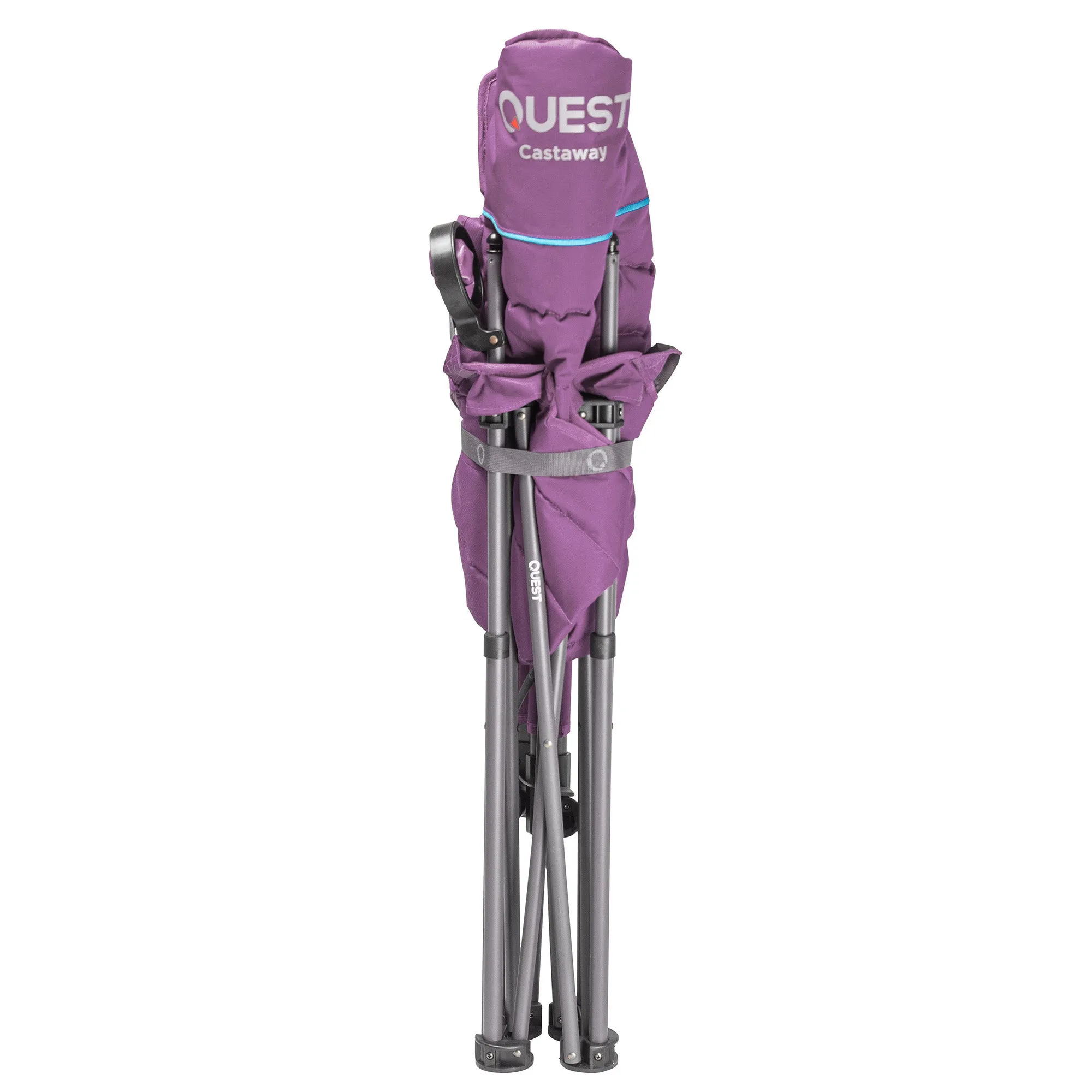 Castaway Hard Arm Camp Chair - Purple
