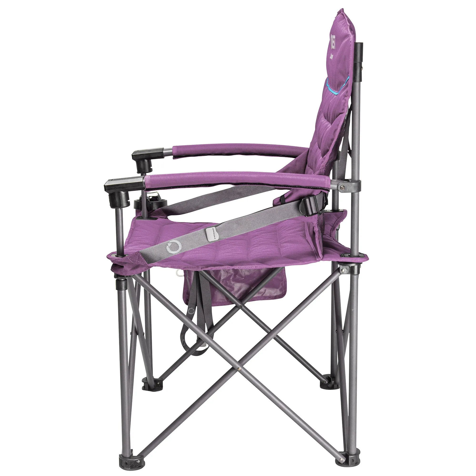 Castaway Hard Arm Camp Chair - Purple