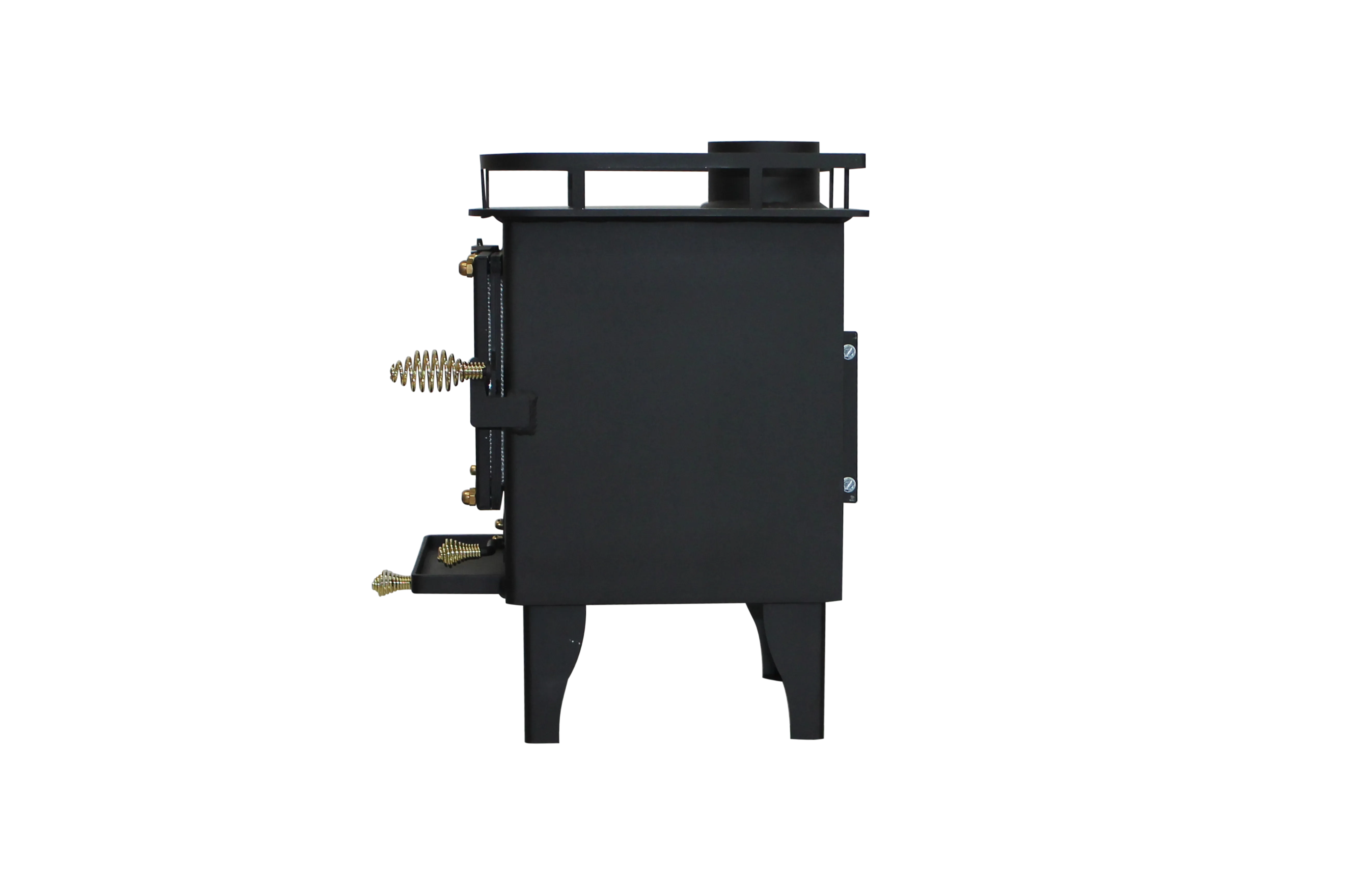 CB-1000-BL CUB Cubic Mini Wood Stove Black