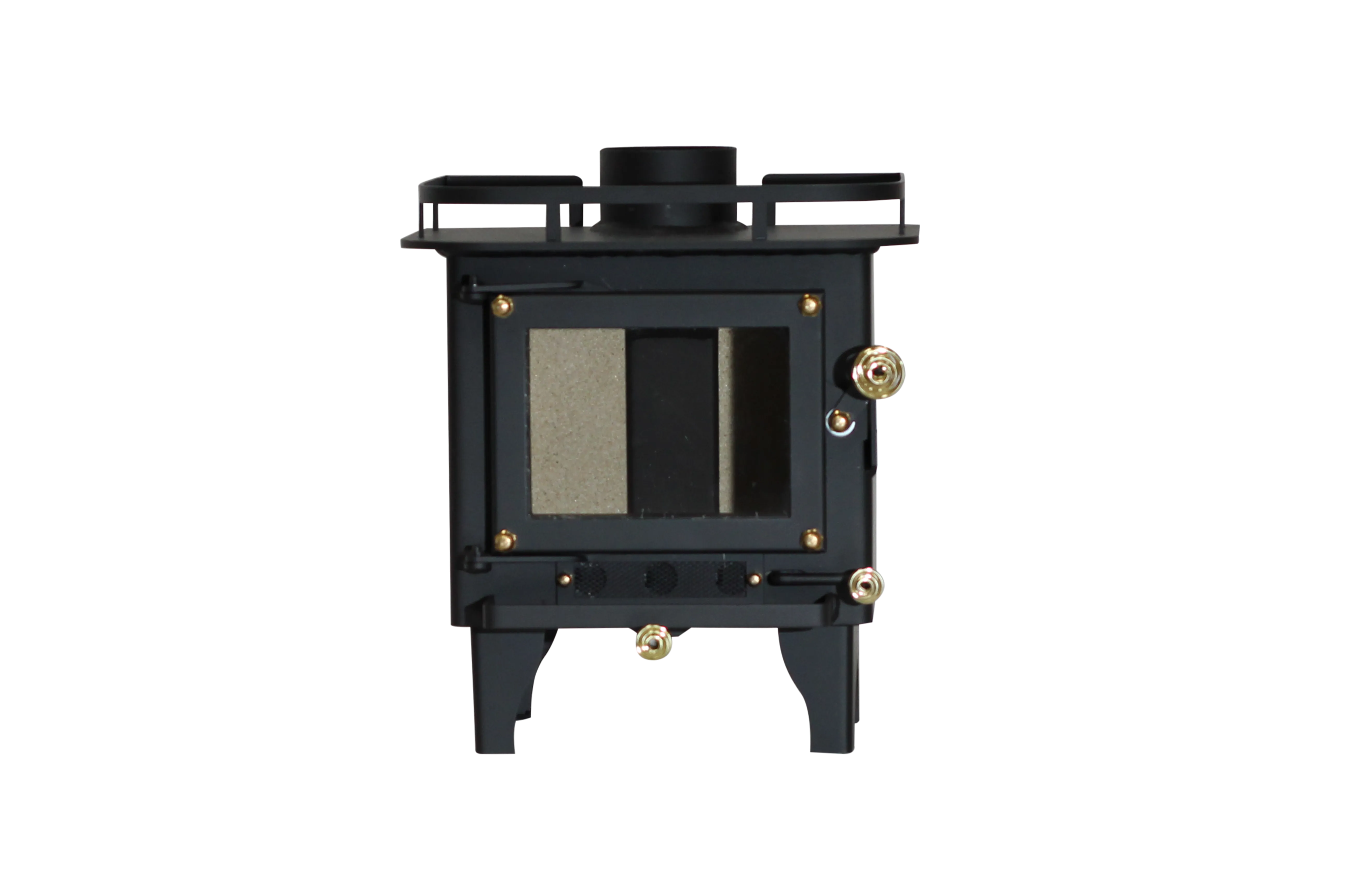 CB-1000-BL CUB Cubic Mini Wood Stove Black