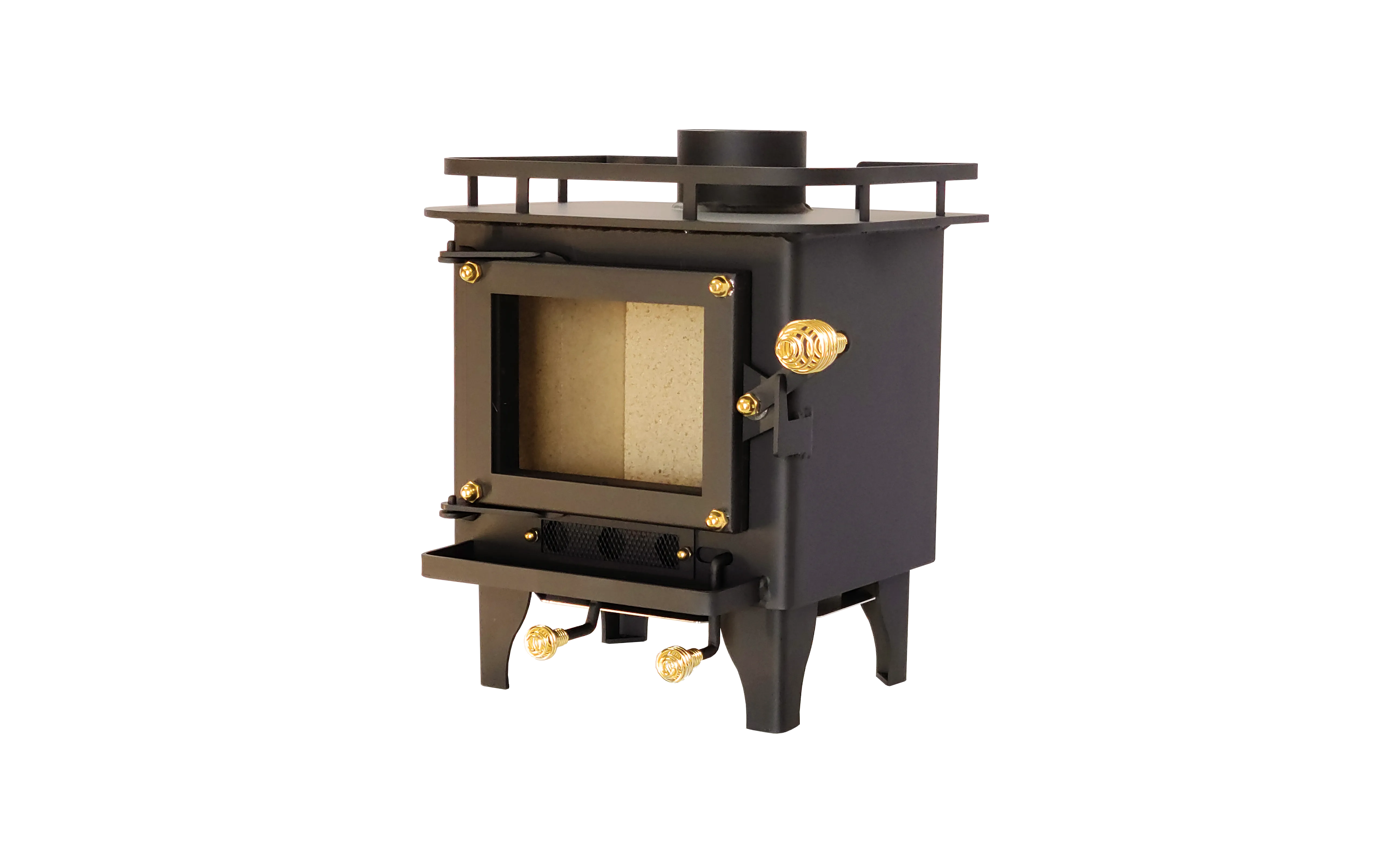CB-1008-BL CUB Cubic Mini Wood Stove