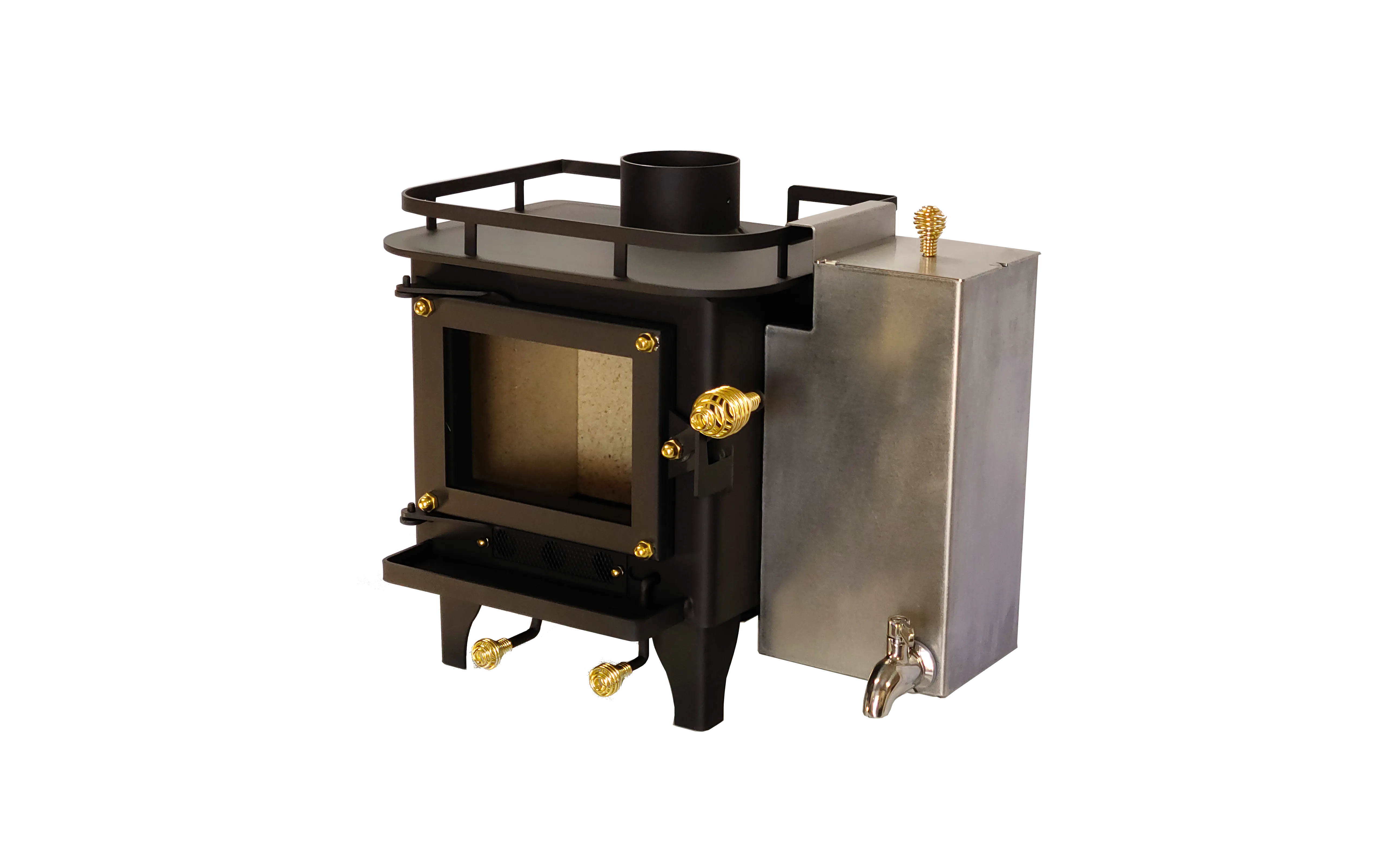 CB-1008-BL CUB Cubic Mini Wood Stove
