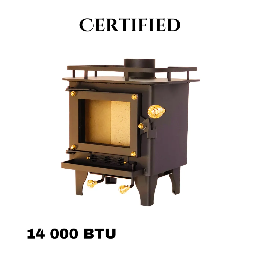 CB-1008-BL CUB Cubic Mini Wood Stove