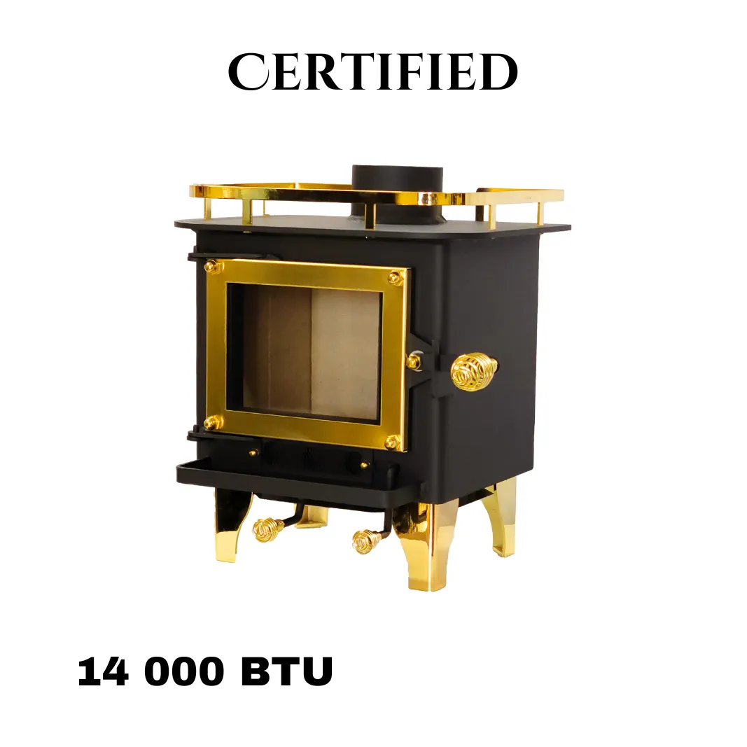 CB-1008-BR CUB Cubic Mini Wood Stove