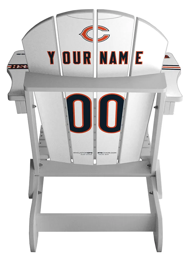 Chicago Bears Complete Custom with personalized name and number Jersey Chair Mini