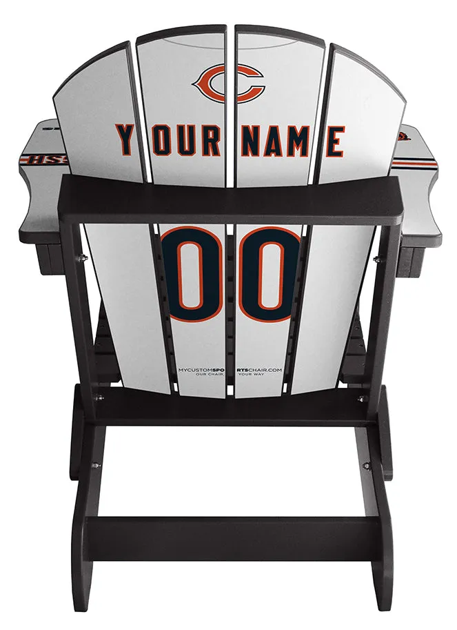 Chicago Bears Complete Custom with personalized name and number Jersey Chair Mini