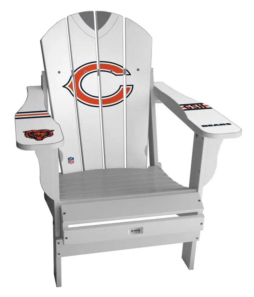 Chicago Bears Complete Custom with personalized name and number Jersey Chair