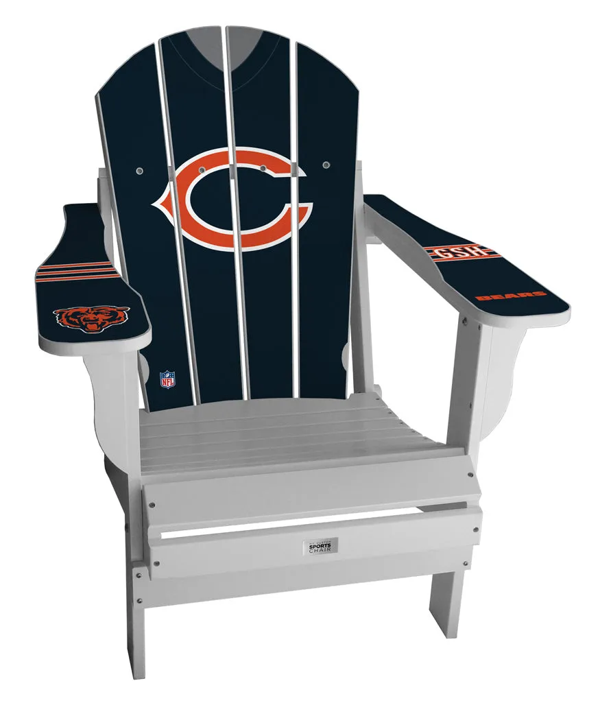 Chicago Bears Complete Custom with personalized name and number Jersey Chair
