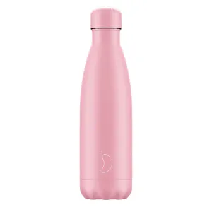 Chillys 500ml Water Bottle All Pink Pastel