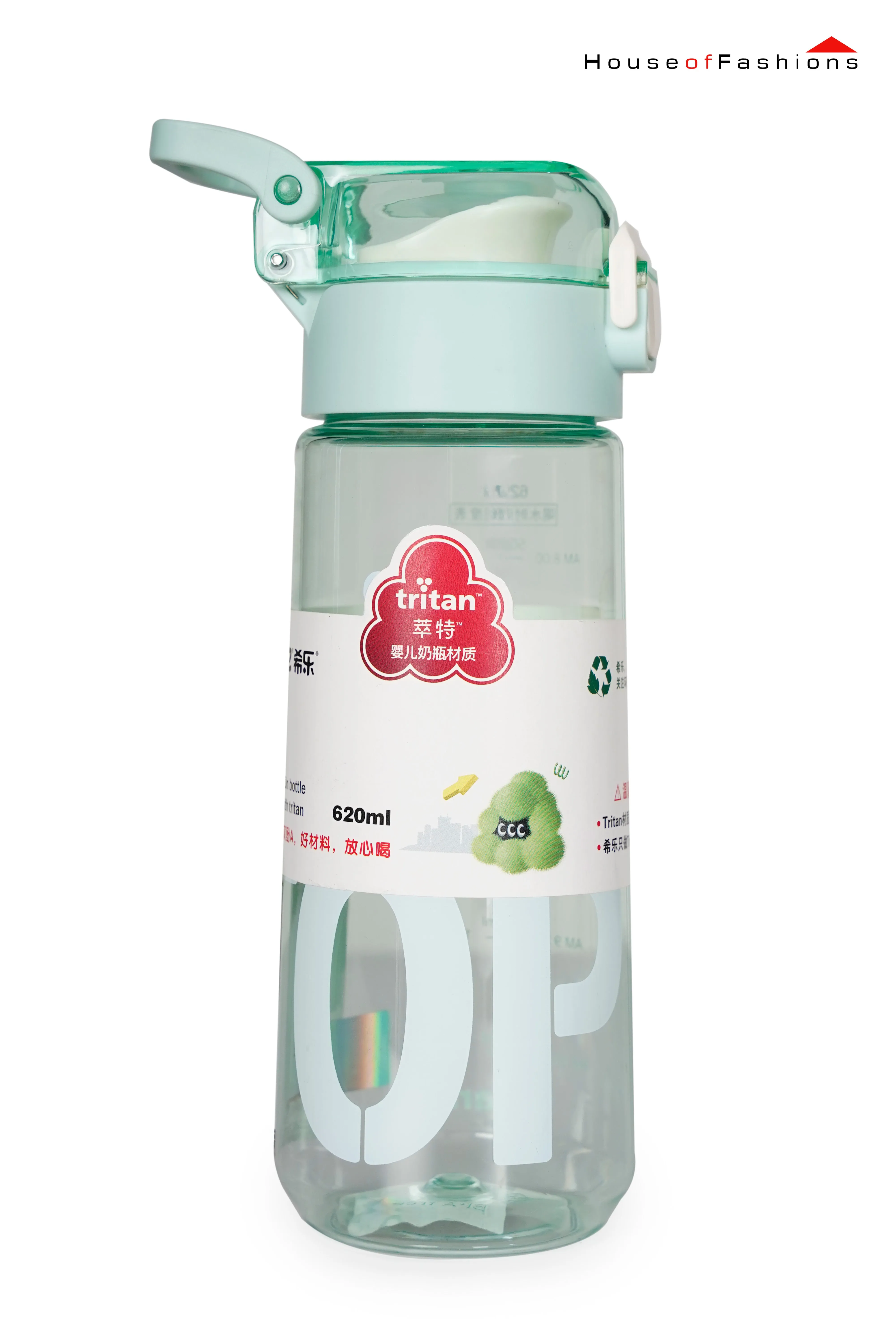 Cille Wall-E Water Bottle Tritan BPA Free Leak Proof Impact Resistance 620 ml