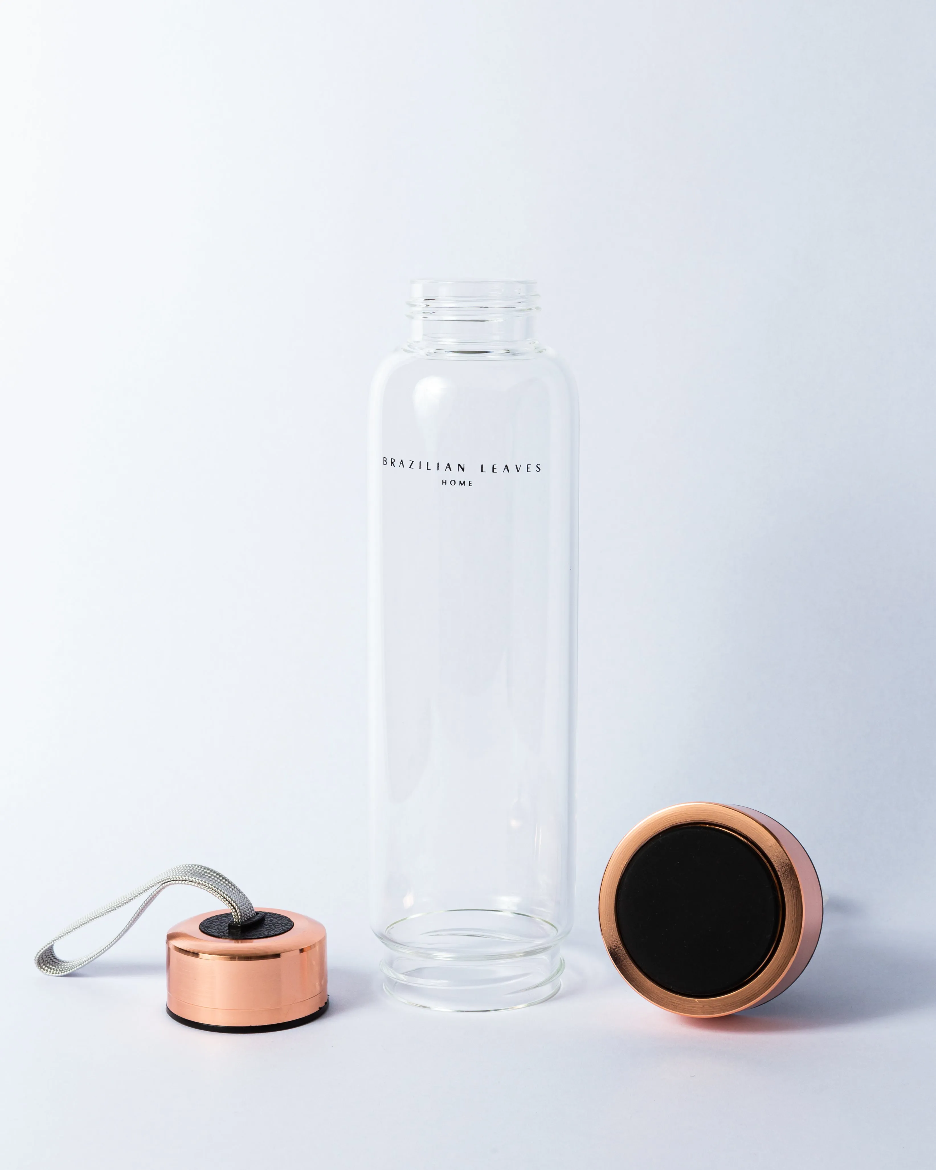 Clear Quartz Energised Crystal Water Bottle
