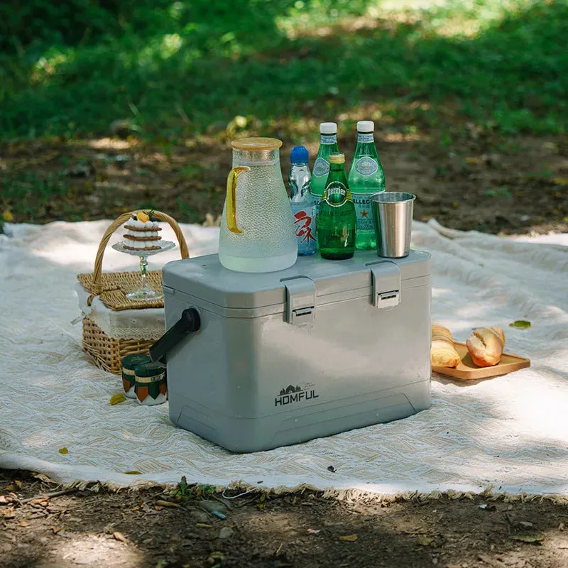 Cold Drinks Hot Adventures Portable Camping Cooler