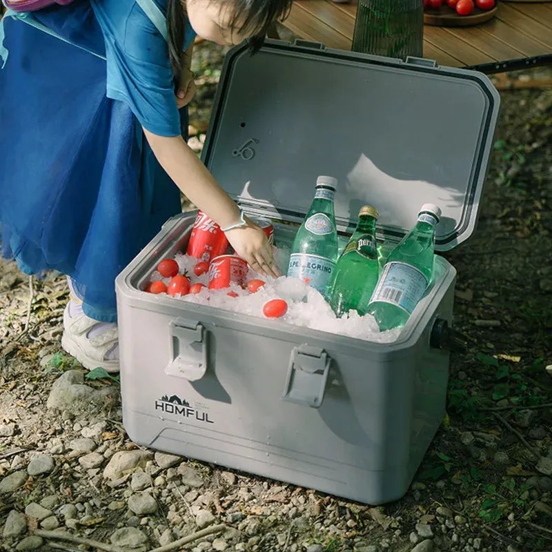 Cold Drinks Hot Adventures Portable Camping Cooler