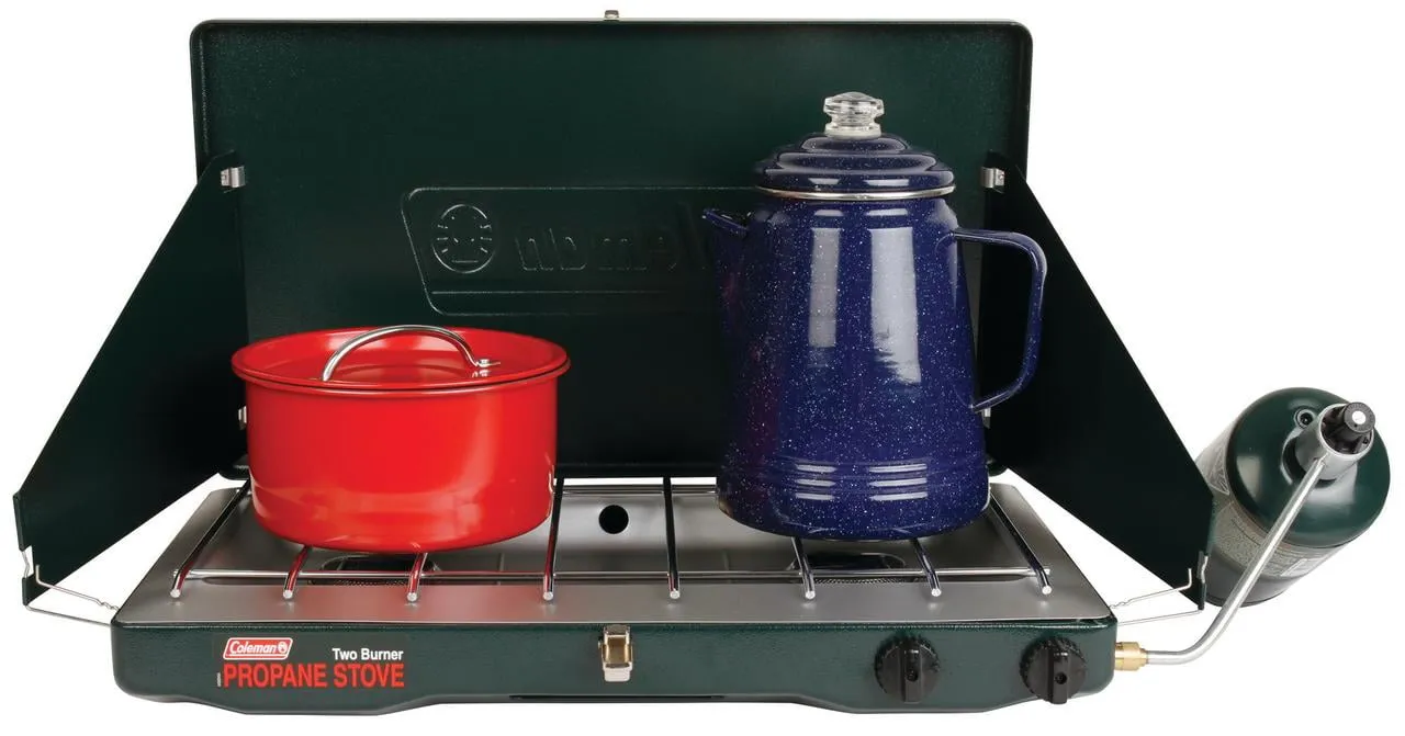 Coleman Matchlight 10,000 BTU 2-Burner Propane Stove