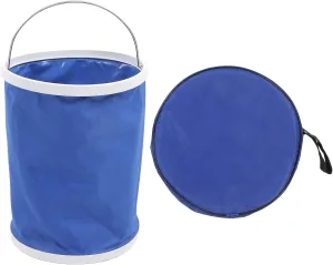 Collapsible Blue Portable Water Bucket 13L Large Capacity for Car Camping Fishing Beach Travel
