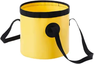 Collapsible Foldable Folding Bucket for Gardening Hiking Travelling Fishing Washing Multi Purpose Outdoor PU Portable Buckets