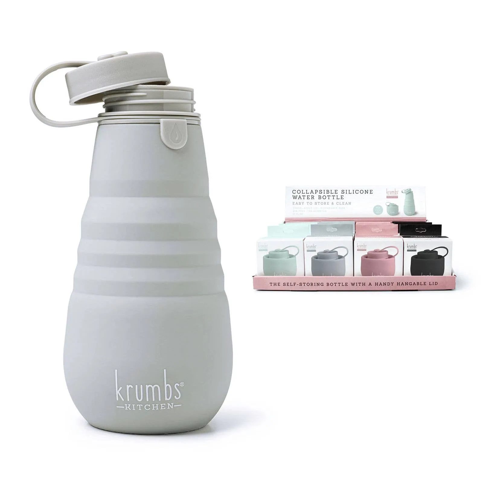 Collapsible Silicone Water Bottle
