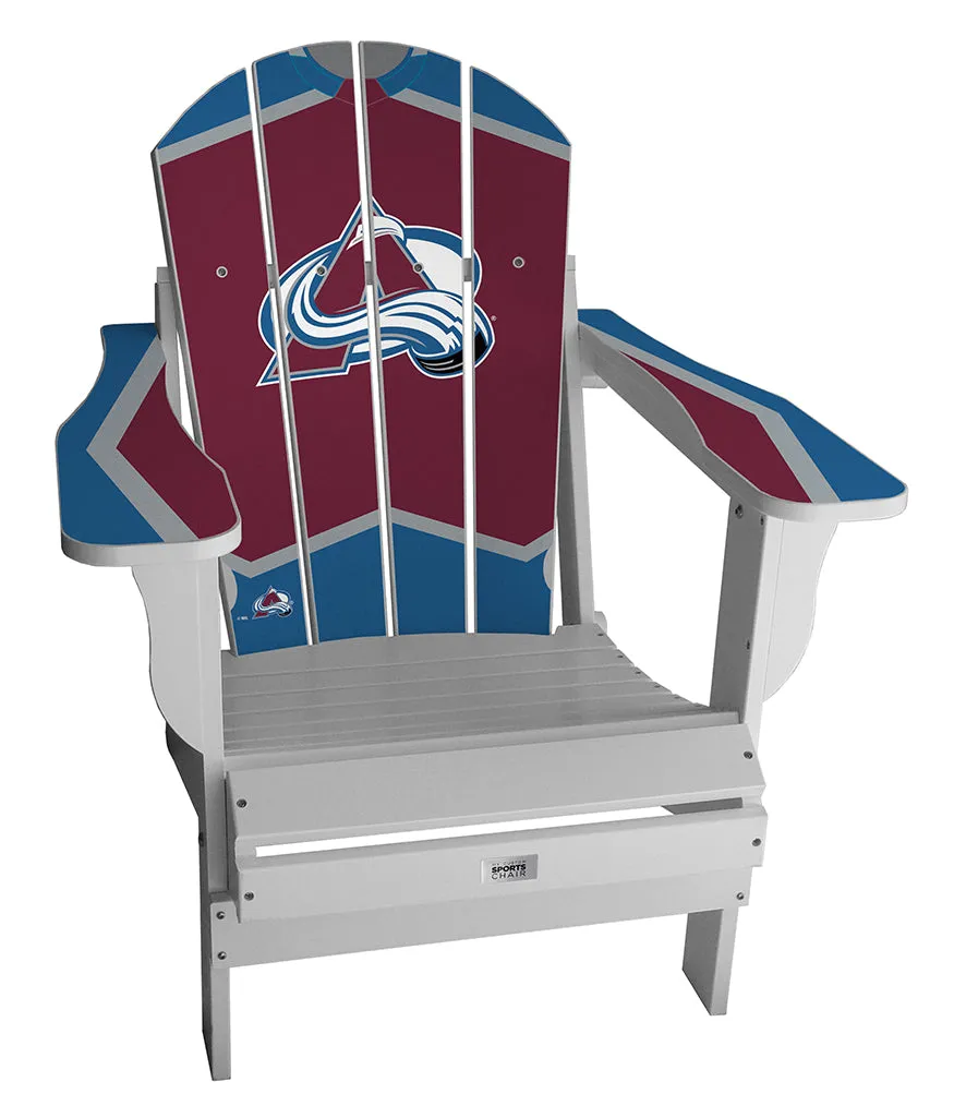 Colorado Avalanche® Complete Custom with personalized name and number Jersey Chair