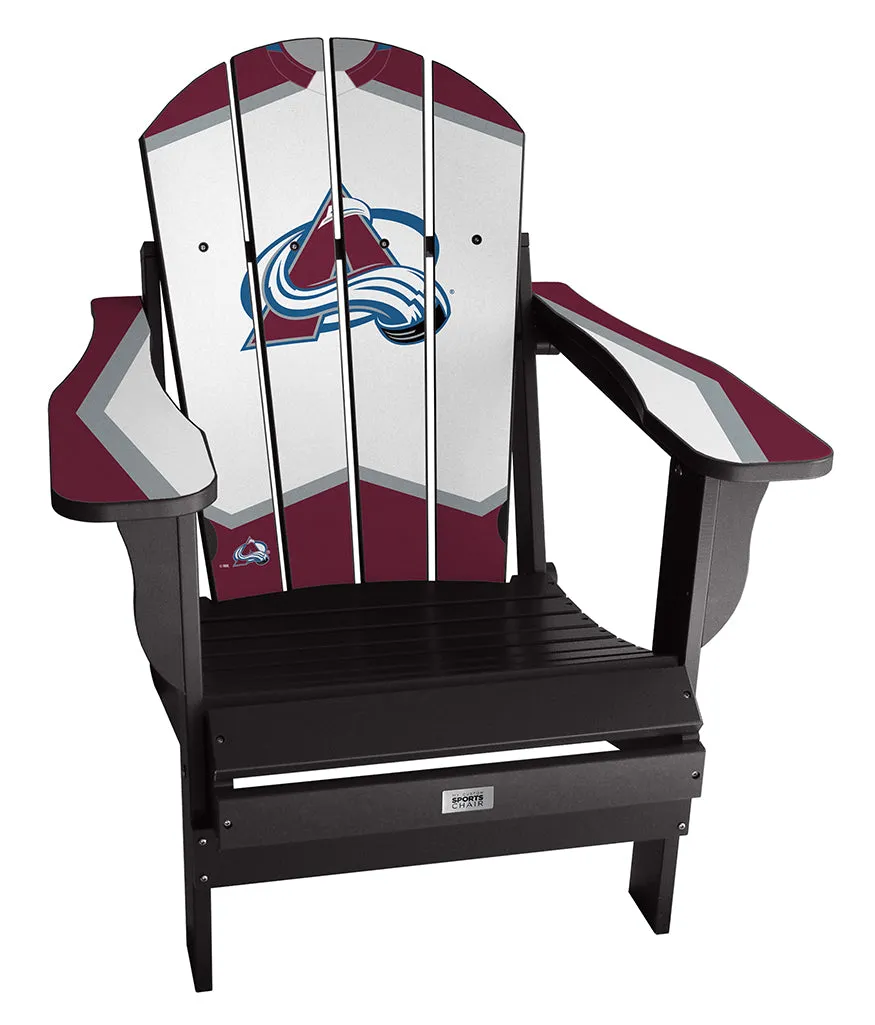 Colorado Avalanche® Complete Custom with personalized name and number Jersey Chair