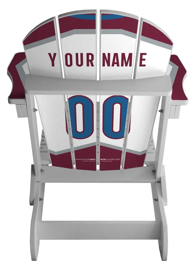 Colorado Avalanche® Complete Custom with personalized name and number Jersey Chair