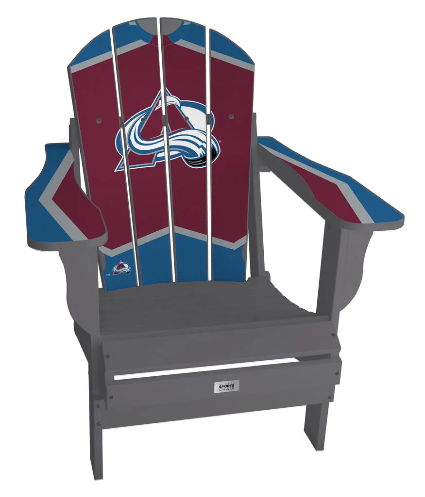 Colorado Avalanche® Complete Custom with personalized name and number Jersey Chair