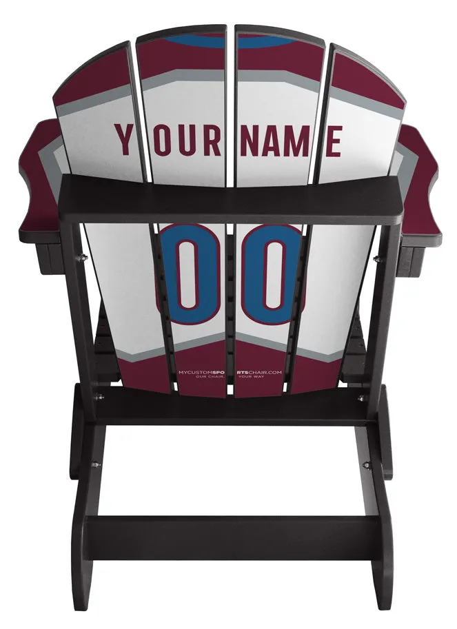 Colorado Avalanche® Complete Custom with personalized name and number Jersey Chair