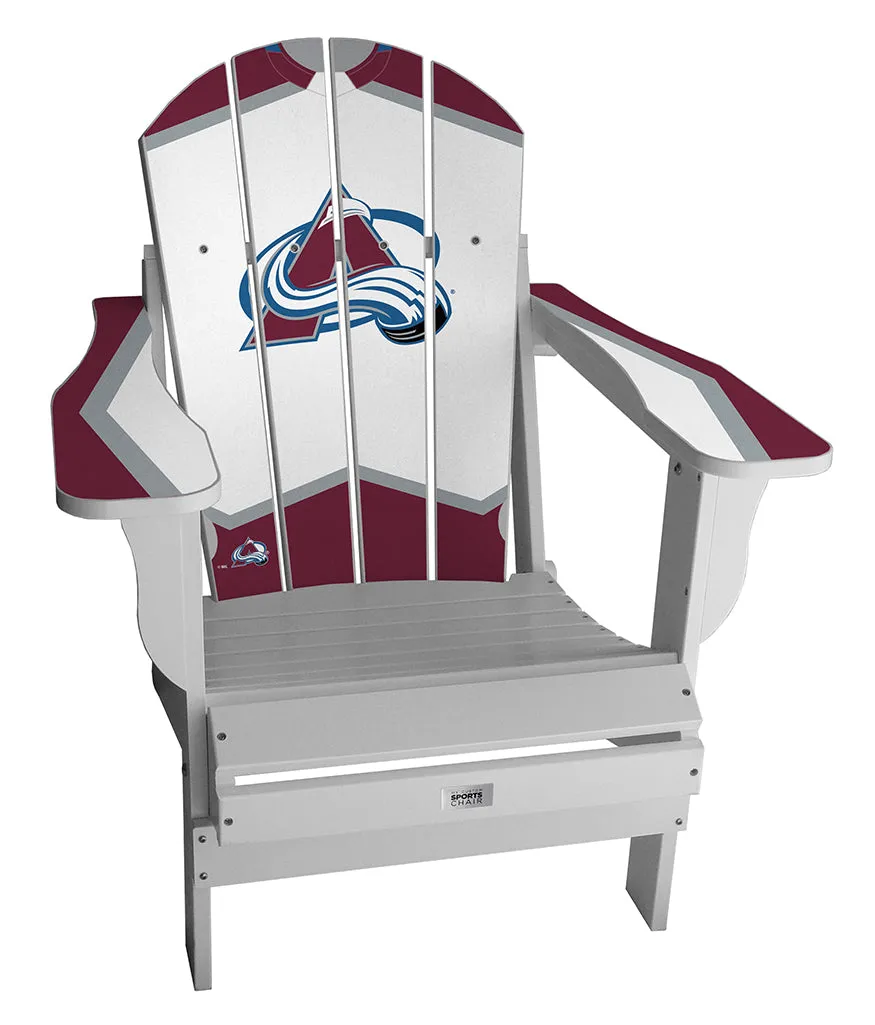 Colorado Avalanche® Complete Custom with personalized name and number Jersey Chair