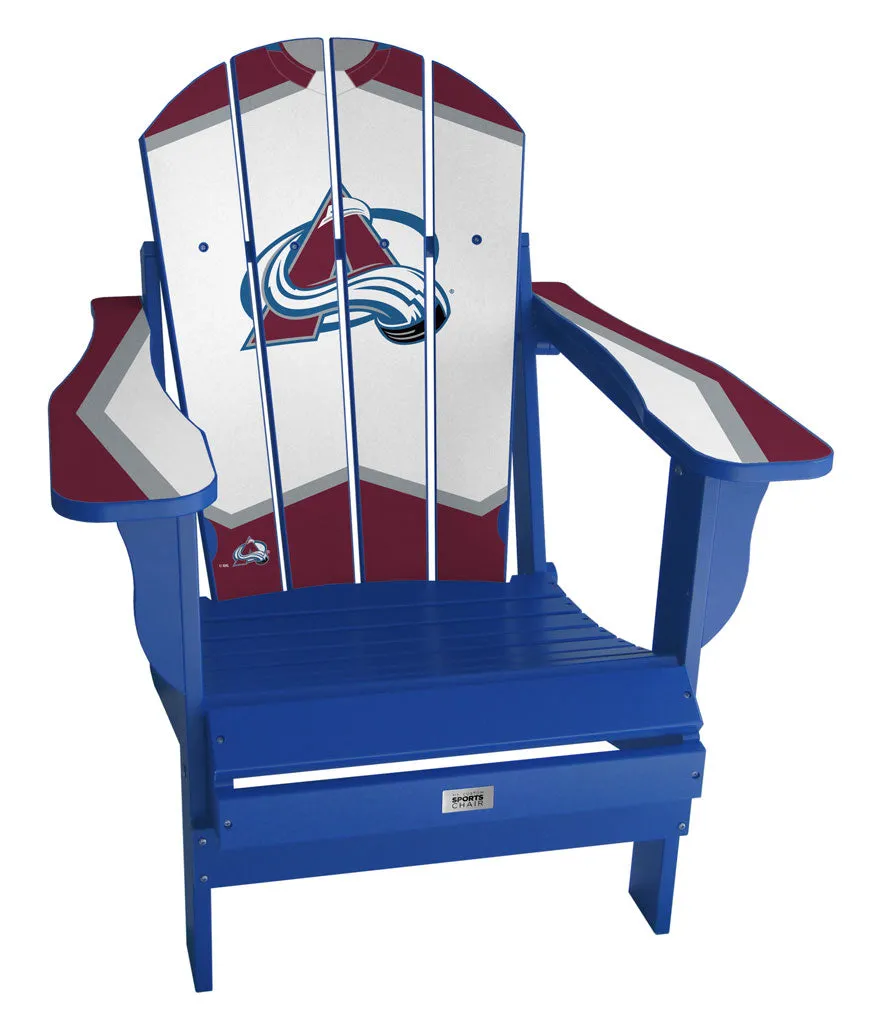 Colorado Avalanche® Complete Custom with personalized name and number Jersey Chair
