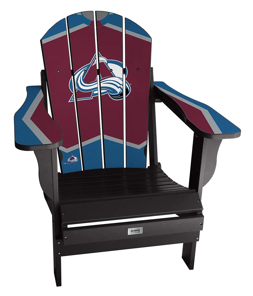 Colorado Avalanche® Complete Custom with personalized name and number Jersey Chair