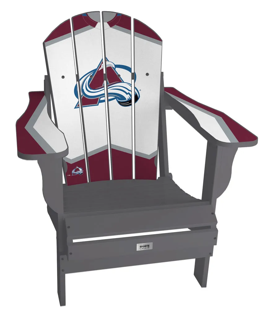 Colorado Avalanche® Complete Custom with personalized name and number Jersey Chair