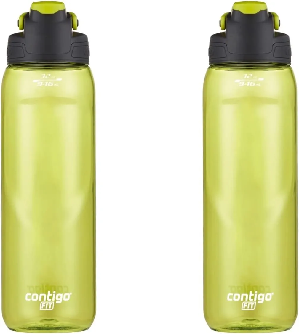 Contigo AutoSeal 3-Pack Water Bottles (Grey, Blue, Green