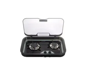 Cooking Stove 2 Burner Recessed Narrow