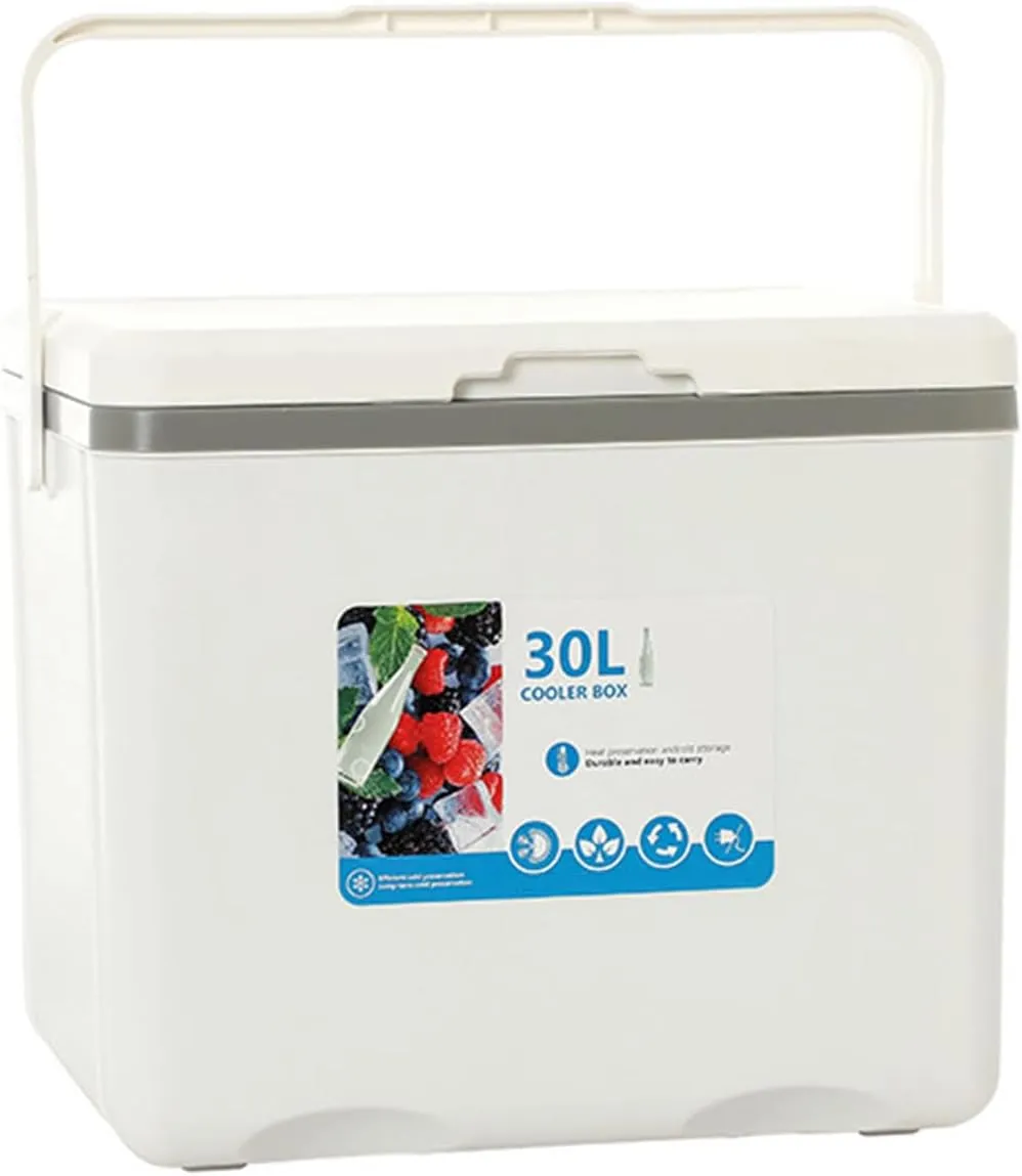 Cooler for MG 3/3 (AU)/ (ME)/4/4 (CN)/5 (CN)/5 (ME)/5 EV/HS/Midget Insulated Hard Ice Box Large High-Performance Storage Box Portable Cool Picnic Box Festival Camping,A-38 * 30.5 * 34.5cm