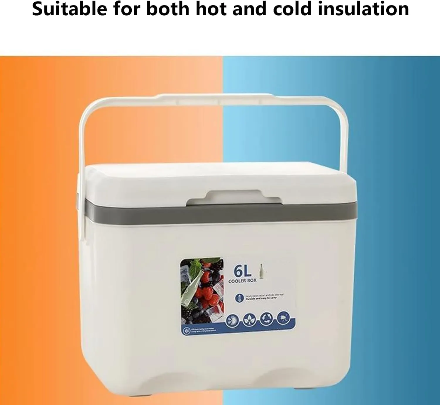 Cooler for ORA Ballet Cat/Black Cat/Funky Cat/Good Cat/Punk Cat/White Cat Insulated Hard Ice Box Large High-Performance Storage Box Portable Cool Picnic Box Festival,C-27 * 18 * 23cm