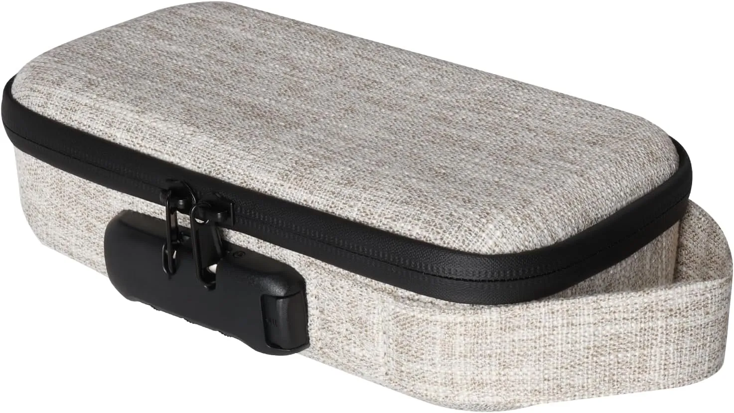 Creamy White Insulin Cooler Travel Case with Combination Lock, Portable Medication Cooler Bag, Diabetes Supplies Organizer