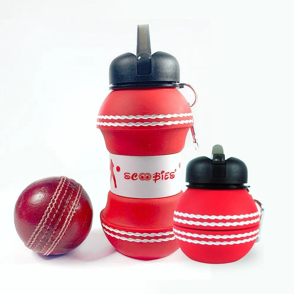 Cricket Water Bottle |  Adjustable & Collapsible |  Hangable |  Cool Cricket Design