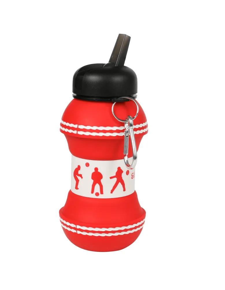 Cricket Water Bottle |  Adjustable & Collapsible |  Hangable |  Cool Cricket Design