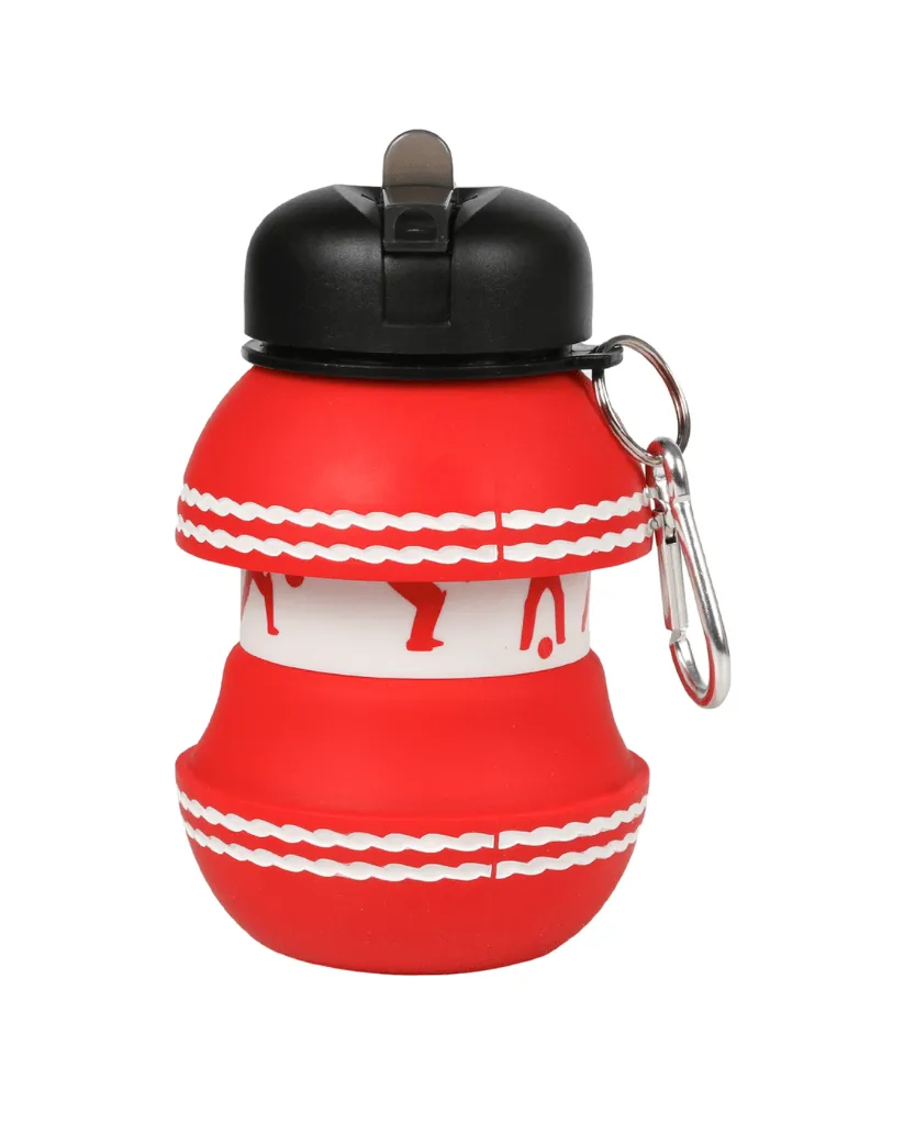 Cricket Water Bottle |  Adjustable & Collapsible |  Hangable |  Cool Cricket Design