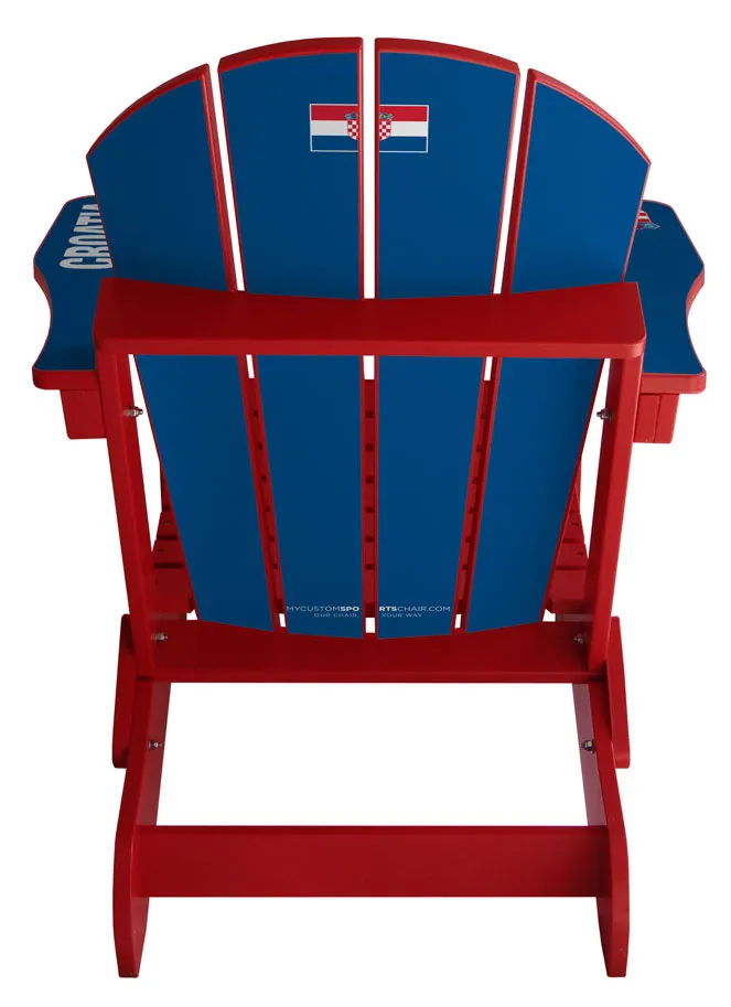 Croatia Flag Complete Custom with personalized name and number Chair Mini