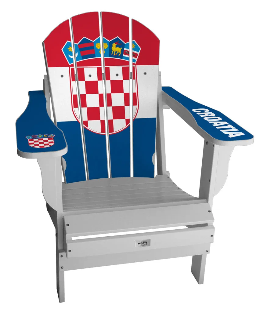 Croatia Flag Complete Custom with personalized name and number Chair Mini