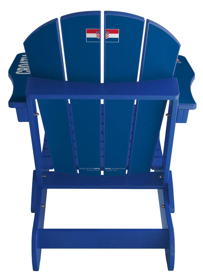 Croatia Flag Complete Custom with personalized name and number Chair Mini