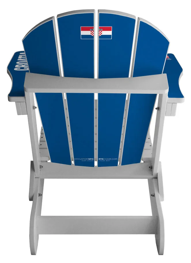 Croatia Flag Complete Custom with personalized name and number Chair Mini