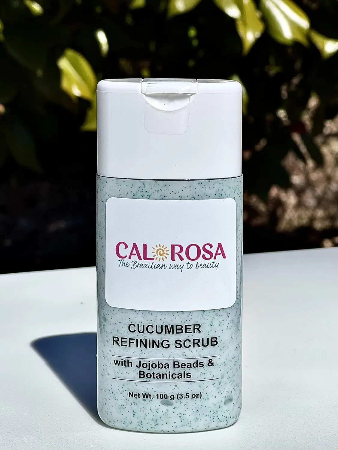 Cucumber Refining Scrub with Jojoba Beads 3.5 oz, Paraben Free/Vegan/Gluten Free