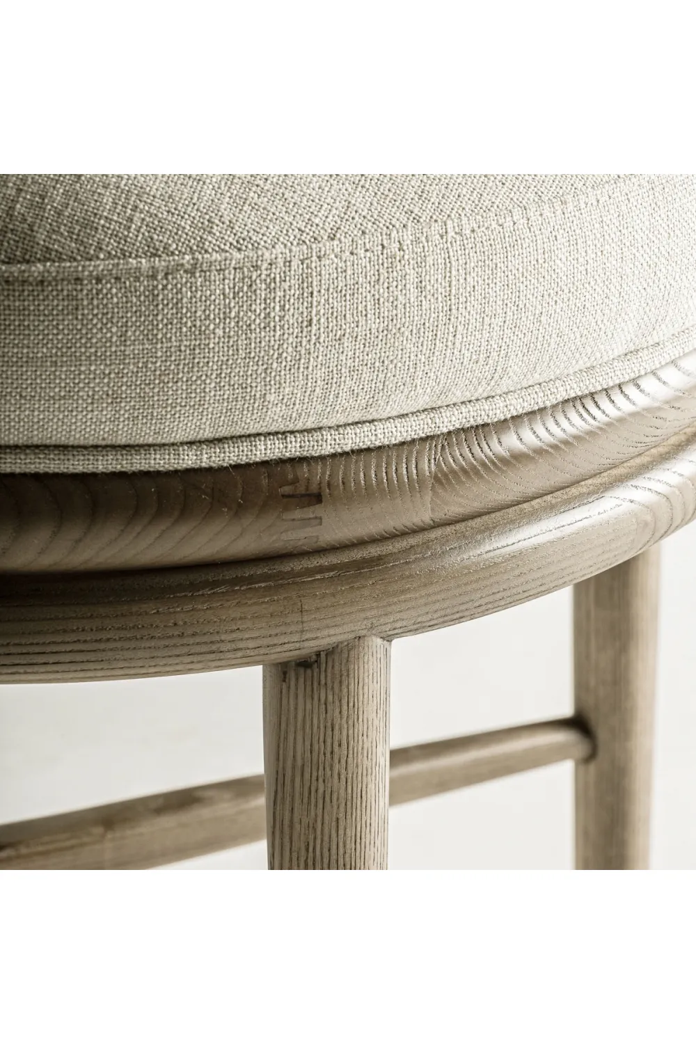 Curved Oak Padded Dining Chair | Vical Home Varaire
